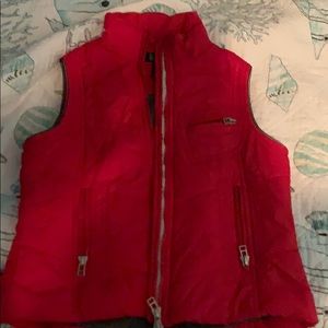 Rafaella vest  shell size large fire truck red